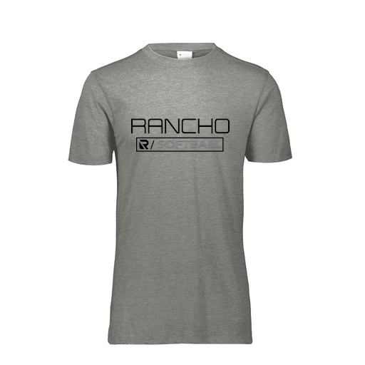 [FTSCUBGY-AS-LOGO1] Decker Men's Tri-Blend T-Shirt - Short Sleeve (Adult S, Gray, Logo 1)