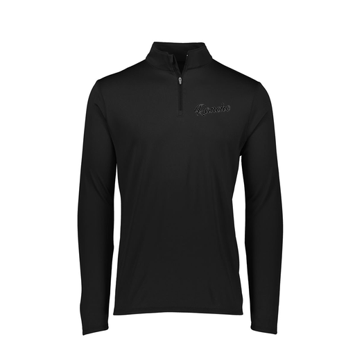 [FTLQFLBK-FAXS-LOGO2] Ladies Flex-Lite 1/4 Zip Shirt (Female Adult XS, Black, Logo 2)