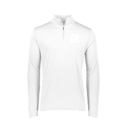 [FTLQFLWH-FAXS-LOGO3] Decker Women's Flex-Lite 1/4 Zip Shirt (Female Adult XS, White, Logo 3)