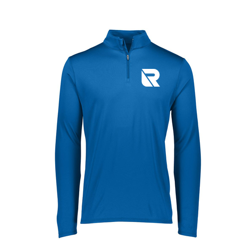 [2787.060.XS-LOGO3] Ladies Dri Fit 1/4 Zip Shirt (Female Adult XS, Royal, Logo 3)