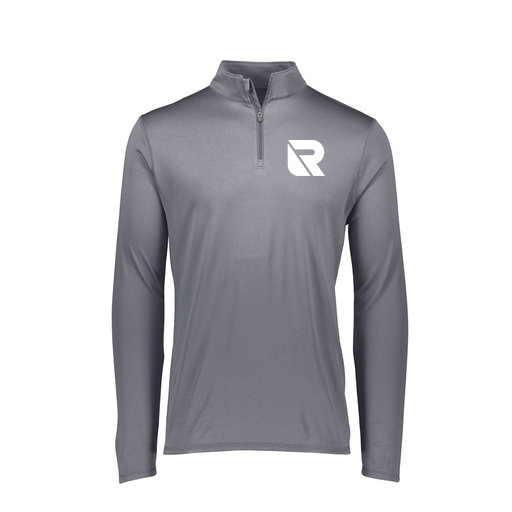 [2787.059.XS-LOGO3] Ladies Dri Fit 1/4 Zip Shirt (Female Adult XS, Gray, Logo 3)