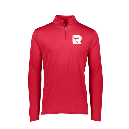 [2787.040.XS-LOGO3] Ladies Dri Fit 1/4 Zip Shirt (Female Adult XS, Red, Logo 3)