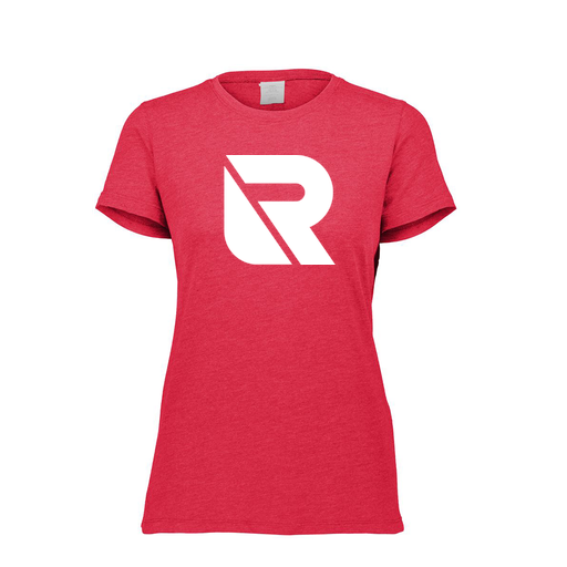 [FTSCUBRD-FAXS-LOGO3] Decker Women's Tri-Blend T-Shirt - Short Sleeve (Female Adult XS, Red, Logo 3)