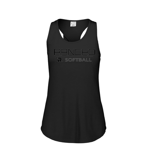 [3078.K94.S-LOGO1] Ladies Tri Blend Tank Top (Female Adult S, Black, Logo 1)