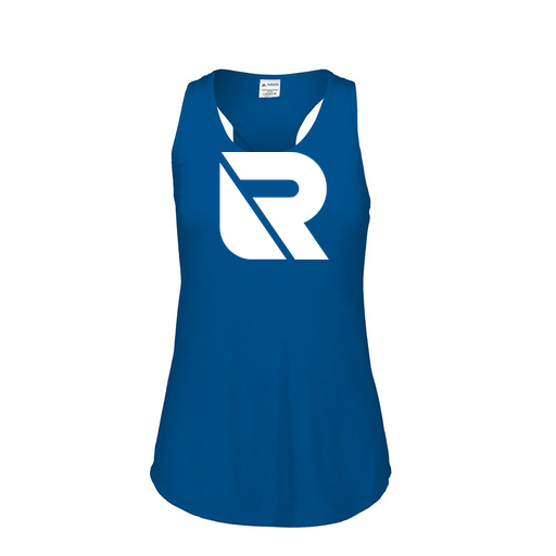 [3078.U55.S-LOGO3] Ladies Tri Blend Tank Top (Female Adult S, Royal, Logo 3)