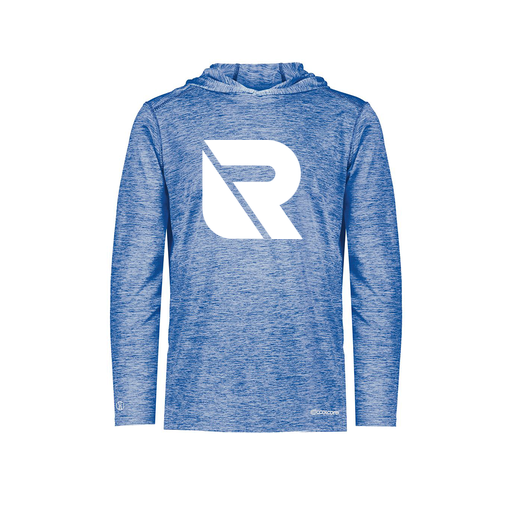 [FOLHCGRY-YS-LOGO3] Decker Youth Charge Hoodie (Youth S, Royal, Logo 3)