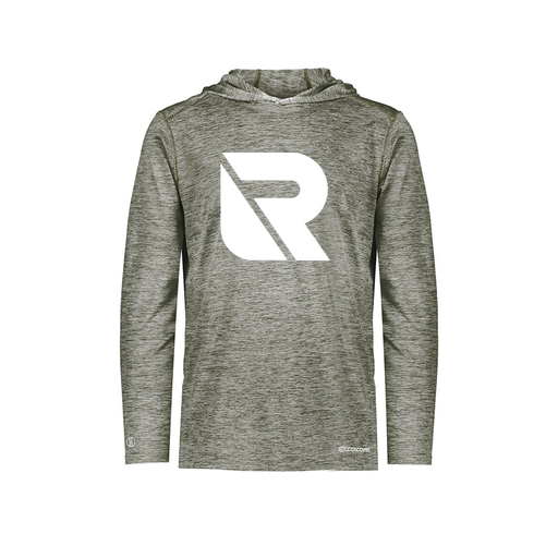 [FOLHCGGY-YS-LOGO3] Decker Youth Charge Hoodie (Youth S, Gray, Logo 3)