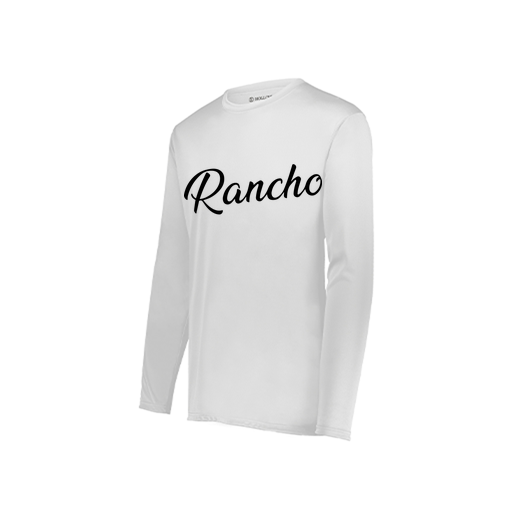 [222822.005.XS-LOGO2] Men's LS Smooth Sport Shirt (Adult XS, White, Logo 2)
