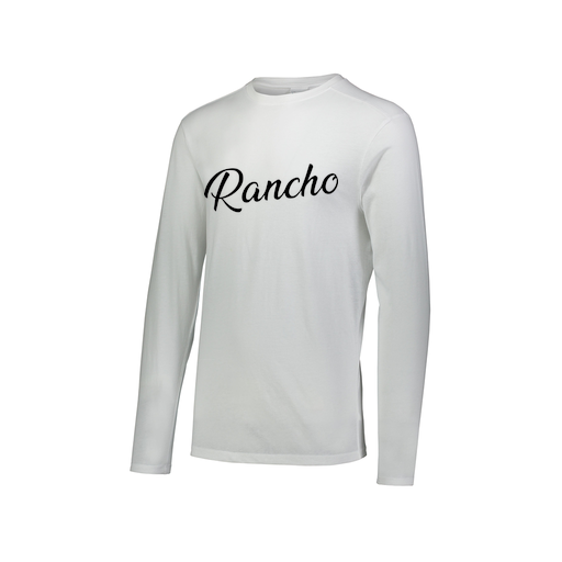 [FTLCUBWH-AXS-LOGO2] Decker Men's Tri-Blend T-Shirt - Long Sleeve (Adult XS, White, Logo 2)