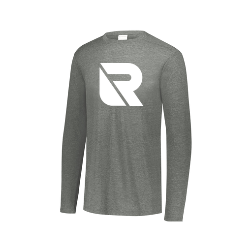 [3075.013.XS-LOGO3] Men's LS Ultra-blend T-Shirt (Adult XS, Gray, Logo 3)