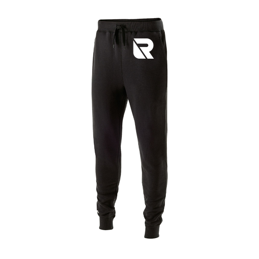 [229548.080.XS-LOGO3] Men's 60/40 Fleece Jogger (Adult XS, Black, Logo 3)