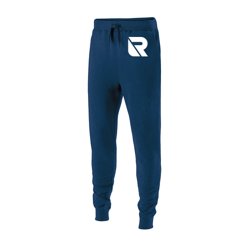 [229548.065.XS-LOGO3] Men's 60/40 Fleece Jogger (Adult XS, Navy, Logo 3)