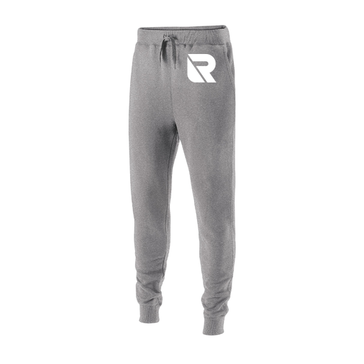 [229548.017.XS-LOGO3] Men's 60/40 Fleece Jogger (Adult XS, Silver, Logo 3)