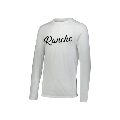 [FTLCUBWH-YS-LOGO2] Decker Youth Tri-Blend T-Shirt - Long Sleeve (Youth S, White, Logo 2)