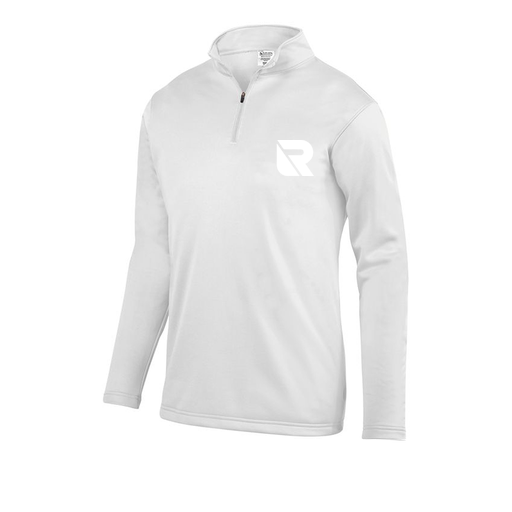 [5508.005.S-LOGO3] Youth FlexFleece 1/4 Zip (Youth S, White, Logo 3)