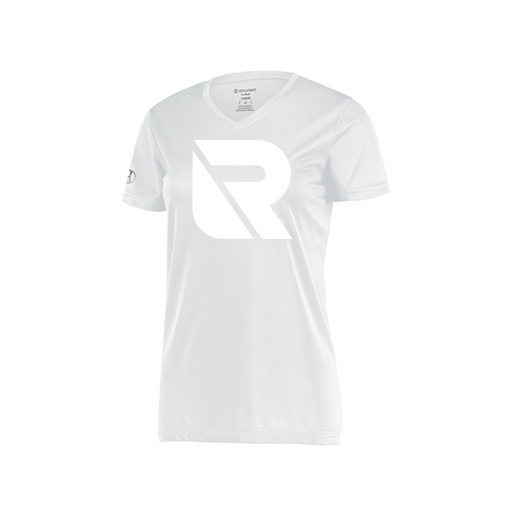 [222820.005.S-LOGO3] Ladies Movement Dri Fit Shirt (Female Adult S, White, Logo 3)