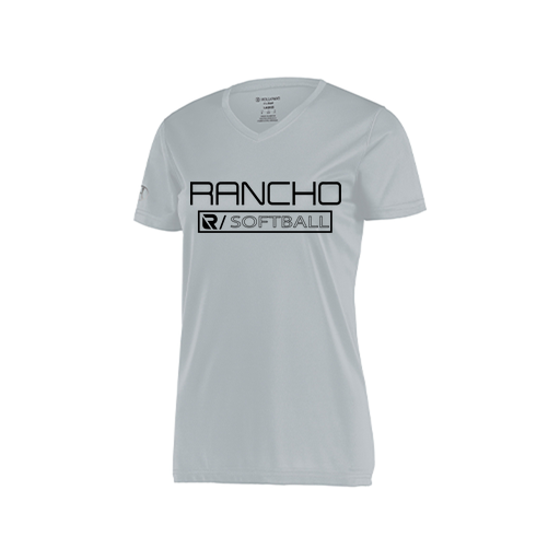 [222820.099.S-LOGO1] Ladies Movement Dri Fit Shirt (Female Adult S, Silver, Logo 1)