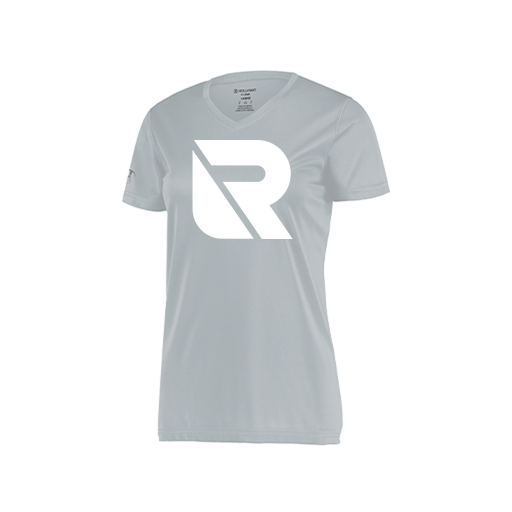 [222820.099.S-LOGO3] Ladies Movement Dri Fit Shirt (Female Adult S, Silver, Logo 3)