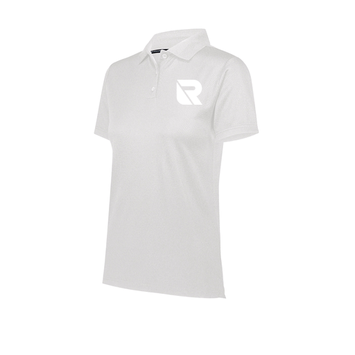 [222768.005.XS-LOGO3] Ladies Prism Polo (Female Adult XS, White, Logo 3)