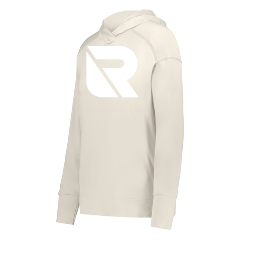 [222798-WHT-FAXS-LOGO3] Ladies Ventura Thin Knit Hoodie (Female Adult XS, White, Logo 3)